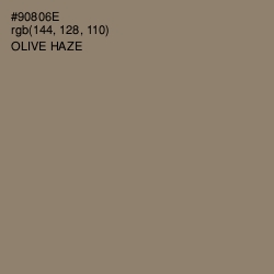 #90806E - Olive Haze Color Image